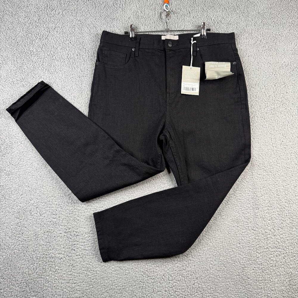 Everlane Jeans Womens 33 Black The High Rise Skinny Ankle Jean Work Wear NWT